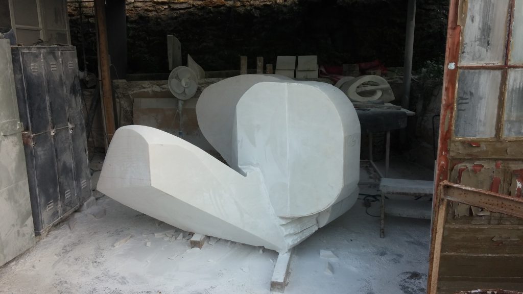The making of a marble sculpture - 04