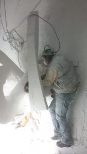 The making of a marble sculpture - 05